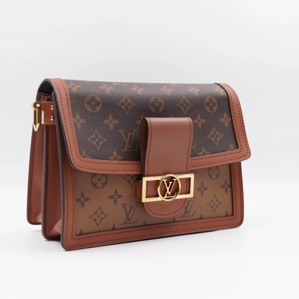 CF13 💟 Louis Vuitton Reverse Monogram Dauphine MM - Picture 6 of 15